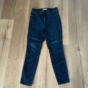 Madewell curvy high-rise skinny jeans - size 28